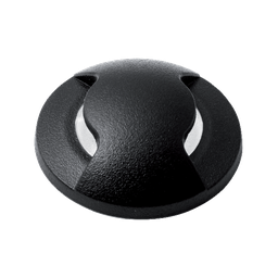 [96TERESA2L/BL] Fumagalli  96TERESA2L/BL Recessed Floor Light Support D:50/H:77  G9 Led Lamp 1.7W-4000K - IP67 Black Resin