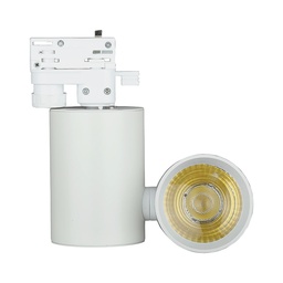 [1300] VT-4615 15W LED-SPOORLAMP - WITTE BEHUIZING, 5 JAAR GARANTIE Kleurcode 6400K - Koud Wit