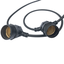 [961527] ELMARK CABLE WITH 15xE27 LAMPHOLDERS IP44 5m
