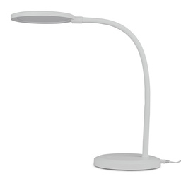 [8673] VT-7507 7W LED-BUREAULAMP MET WITTE BEHUIZING TRAPLOOS DIMMEND Kleurcode 3000K - Warm Wit