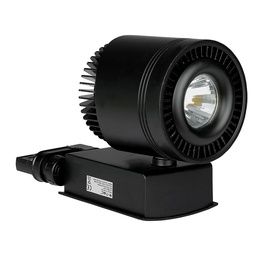 [1238] VT-4545 45W COB-SPOORLAMP ZWARTE BEHUIZING