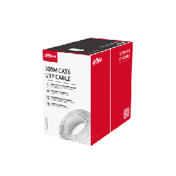 [PFM922I-6UN-C] Dahua PFM922I-6UN-C  UTP CAT6 Cable Solid CCA - Grey PVC - Certified flame retardant class CE CPR Eca