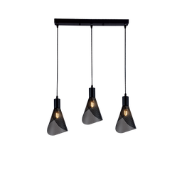 [955PARIS3P/BL] PARIS PENDANT 3XE14 BLACK  955PARIS3P/BL