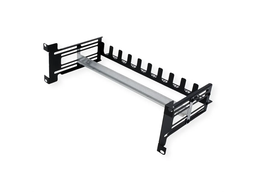[26.99.0340] Roline 19" draagframe voor DIN-rail apparaten, 3U, met kabelmanagement, zwart