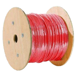[JH(st)H1X2X0,8+0,8] Fire Detection Cable JH(st)H 1X2X0.8+0.8 Câble d'installation d'alarme incendie blindé rouge CPR classe B2ca s1d1a1 - 100m