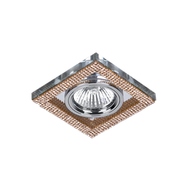 [CR-776S/GD] CR-776S/GD SPOTLIGHT VIERKANT MR16 GOUD KRISTAL