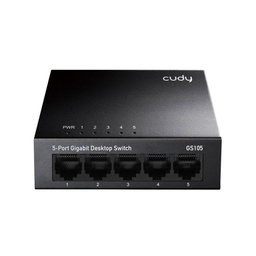 [GD105-EU] Cudy GS105 Commutateur Ethernet Gigabit 5 ports, 10/100/1000 Mbps Hub Ethernet, Plug &amp; Play, Boîtier en métal