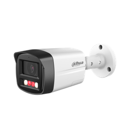 [IPC-HFW2549TL-S-PV(2.8)] DAHUA IPC-HFW2549TL-S-PV-0280B 5MP WizSense Bullet Network Camera with 2.8mm Fixed Focus, Dual Smart Illumination - Built-in Audio &amp; Microphone - Siren &amp; Strobe Alarm