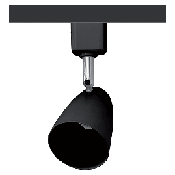 [93TL2044/BL] T2044 LUMINAIRE VIDE GU10 2 LIGNES D56x86x135 NOIR