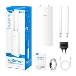 [LT500-Outdoor] CUDY LT500-Outdoor 4G LTE AC1200 Outdoor Wi-Fi Router
