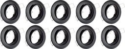 ELMARK 9251R-SET Spot Armatuur 10-Pack - GU10 Inbouwspot - Rond - Aluminium - Kantelbaar Ø82mm