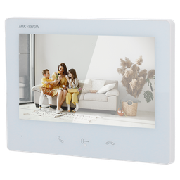 [DS-KH7300EY-WTE2(WH)] Moniteur d'interphone vidéo Hikvision DS-KH7300EY-WTE2(WH) Écran TFT 7", 2 fils HD, Wi-Fi