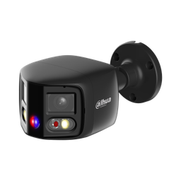 [IPC-PFW3849S-A180-AS-PV-Bk] Dahua IPC-PFW3849S-A180-AS-PV Zwart 2x4MP TiOC Duo Splicing Vaste-focale 2,8mm Bullet WizSense Netwerkcamera