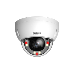 [IPC-HDBW2549E-S-IL(2.8)] DAHUA IPC-HDBW2549E-S-IL 5MP Smart Dual Light  Dome WizSense IP Camera Fixed-focal 2.8mm - IR &amp; White Led Up to 30m •SD Card •Mic •IP67 &amp; IK10 •Metal 