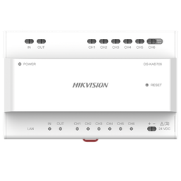 [DS-KAD706] Hikvision DS-KAD706 Verdeler 6x 2-Draads Interface 24VDC