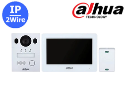 [KTX01] Kit d'interphone vidéo hybride 2 fils Dahua DHI-KTX01 - Surveillance Wi-Fi / Applications DMSS